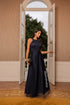 VESTIDO DE GOLA TULE TRABALHADO